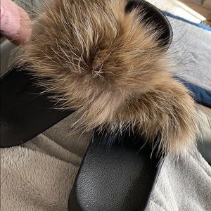 Fur Sandals